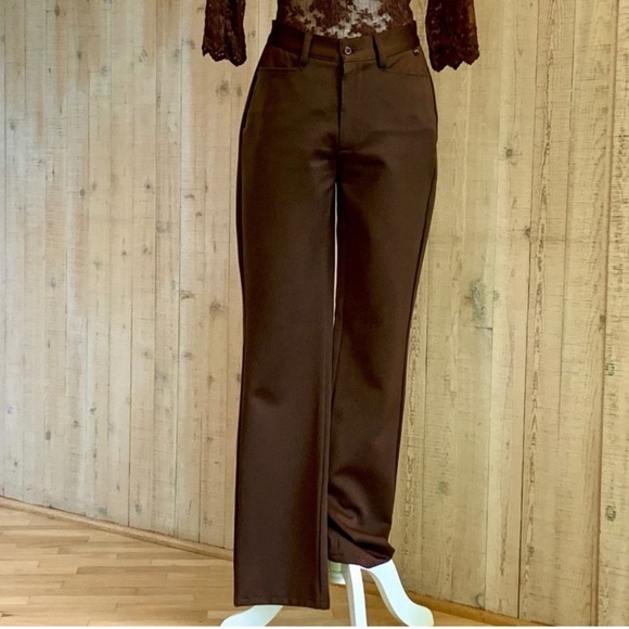 Classic Guess Jeans bootcut pants Size 27 Brown Vintage - Picture 3 of 10